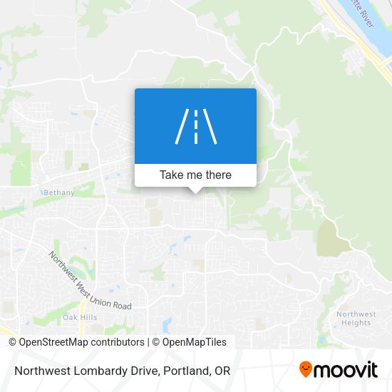 Mapa de Northwest Lombardy Drive