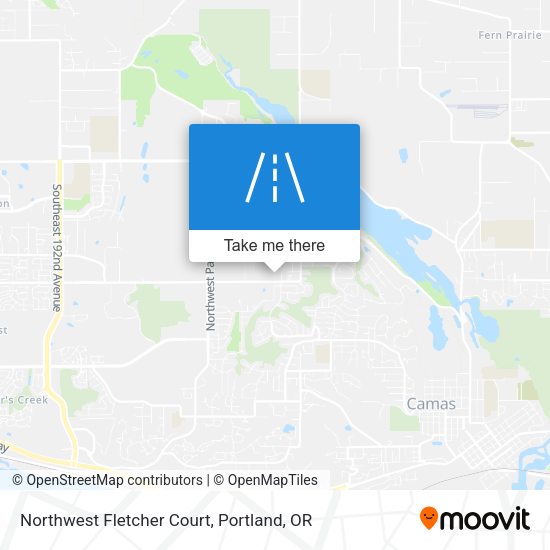 Mapa de Northwest Fletcher Court