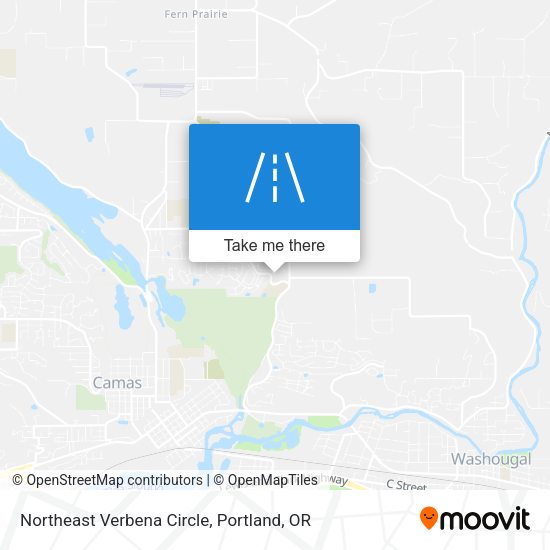 Northeast Verbena Circle map