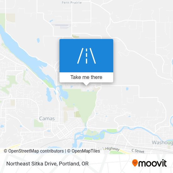 Northeast Sitka Drive map
