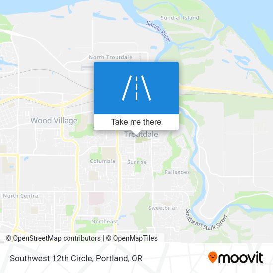 Mapa de Southwest 12th Circle