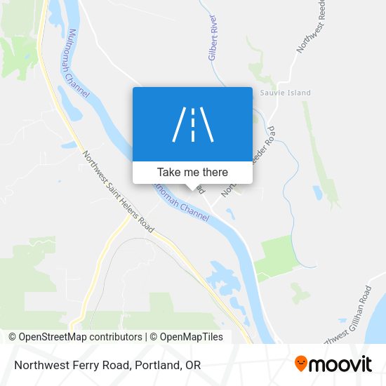 Mapa de Northwest Ferry Road