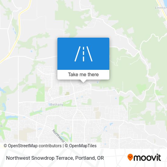 Northwest Snowdrop Terrace map