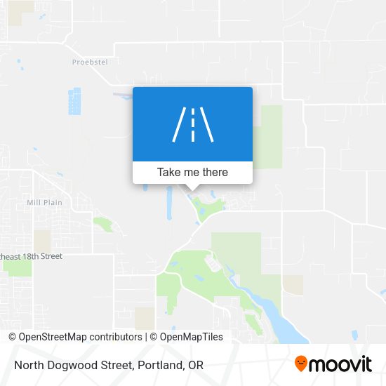 Mapa de North Dogwood Street
