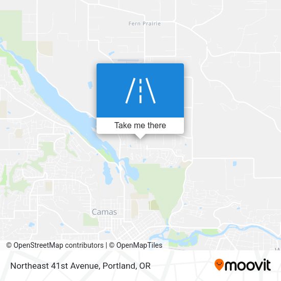 Northeast 41st Avenue map