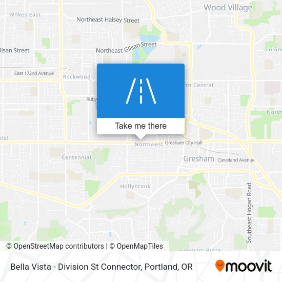 Mapa de Bella Vista - Division St Connector