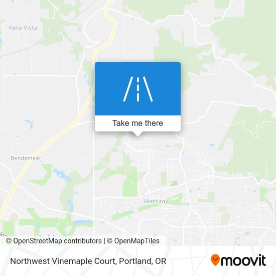 Northwest Vinemaple Court map