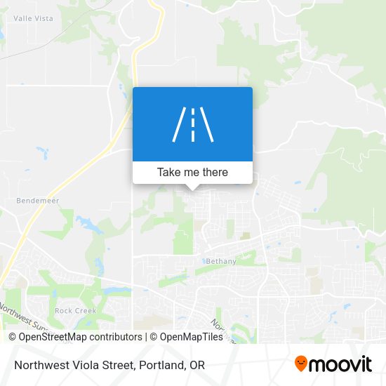 Mapa de Northwest Viola Street