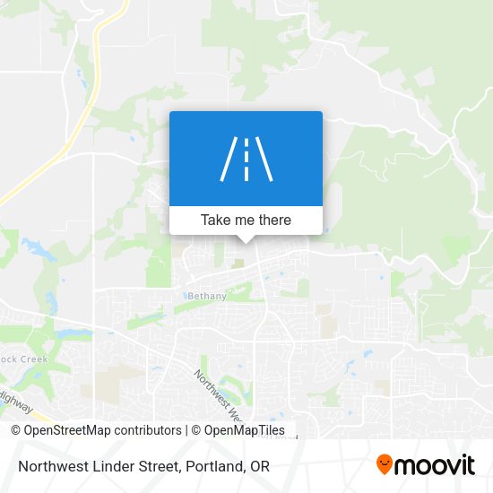 Mapa de Northwest Linder Street