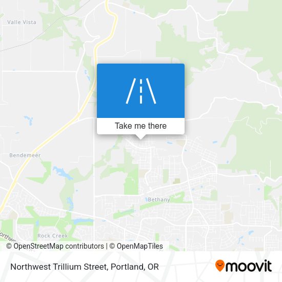 Mapa de Northwest Trillium Street
