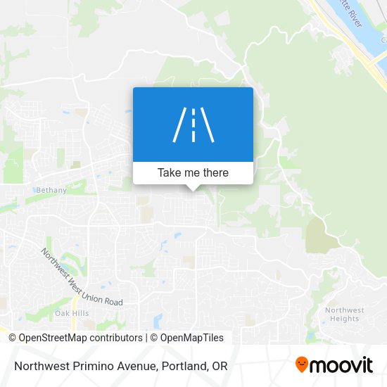 Mapa de Northwest Primino Avenue