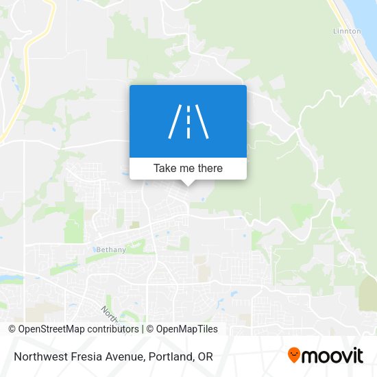 Mapa de Northwest Fresia Avenue