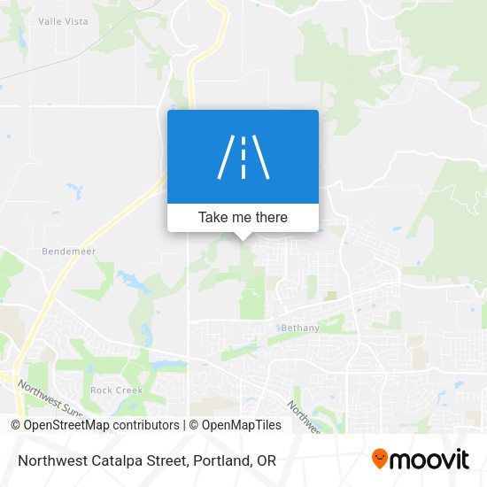 Mapa de Northwest Catalpa Street