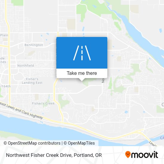 Northwest Fisher Creek Drive map