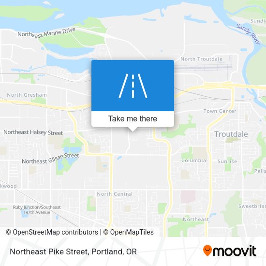 Mapa de Northeast Pike Street