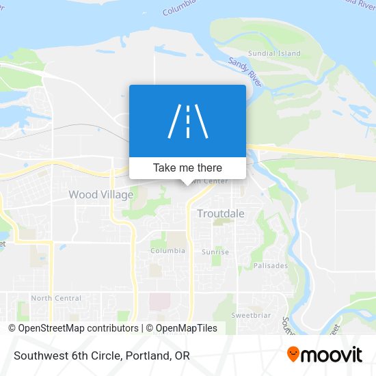 Southwest 6th Circle map