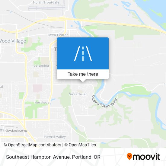 Mapa de Southeast Hampton Avenue