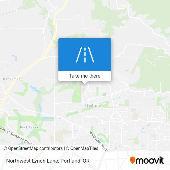 Mapa de Northwest Lynch Lane