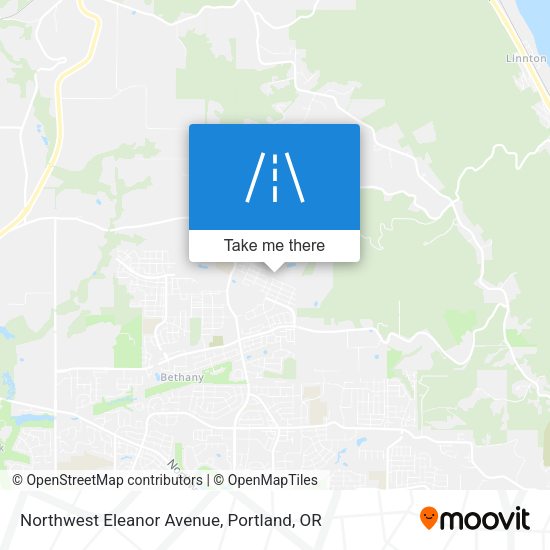 Mapa de Northwest Eleanor Avenue