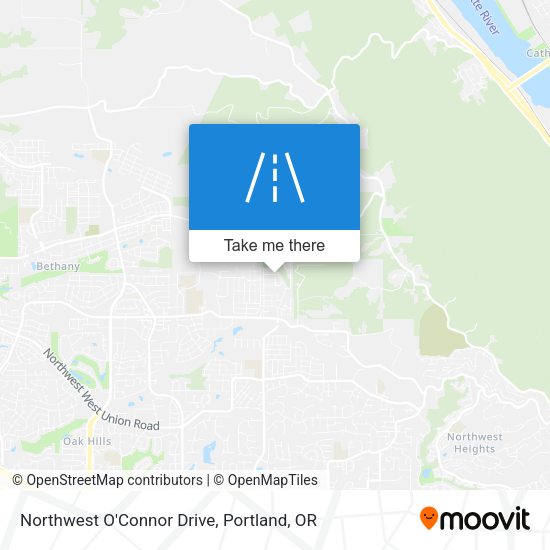 Mapa de Northwest O'Connor Drive