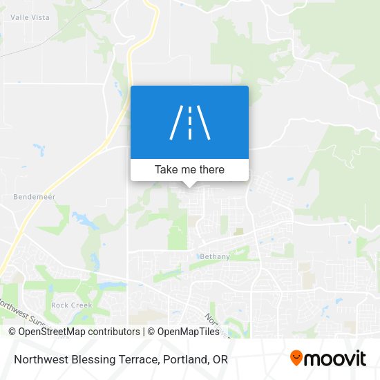 Northwest Blessing Terrace map