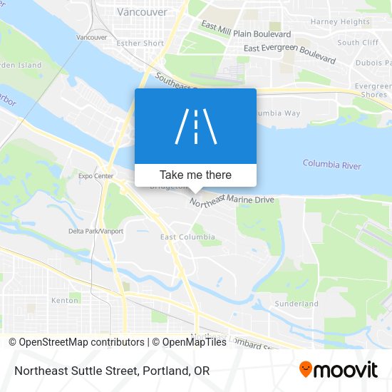 Northeast Suttle Street map