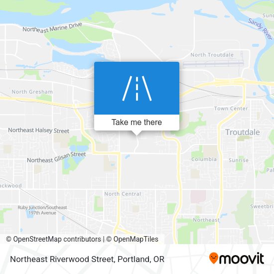Mapa de Northeast Riverwood Street