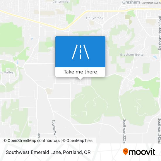 Mapa de Southwest Emerald Lane