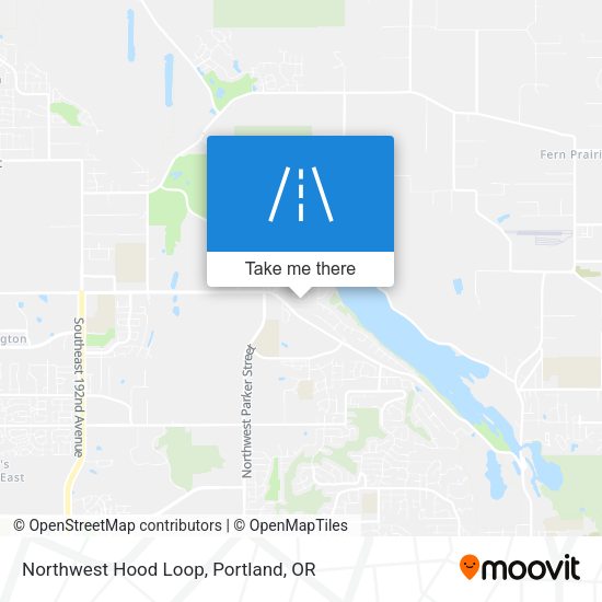 Mapa de Northwest Hood Loop