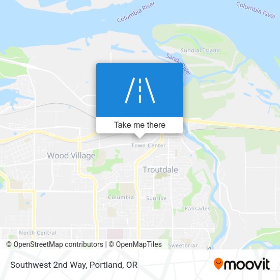 Mapa de Southwest 2nd Way
