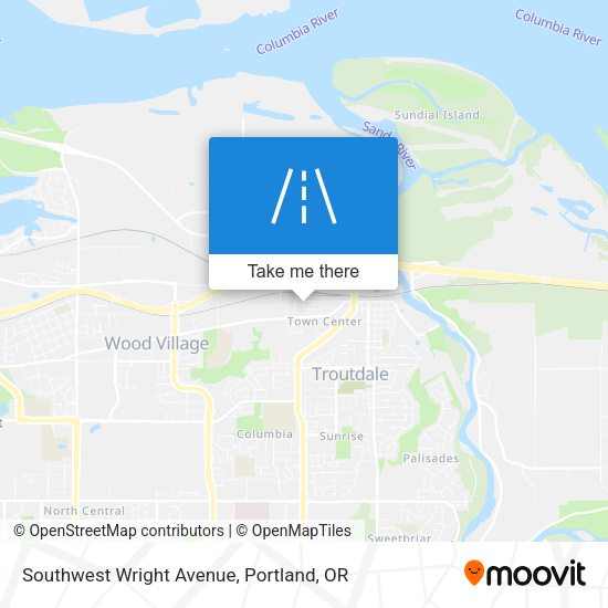 Southwest Wright Avenue map