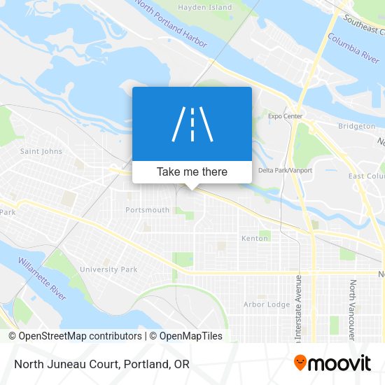 North Juneau Court map