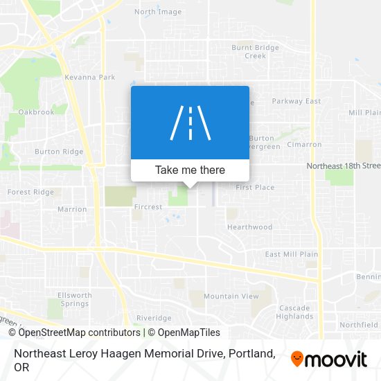 Mapa de Northeast Leroy Haagen Memorial Drive