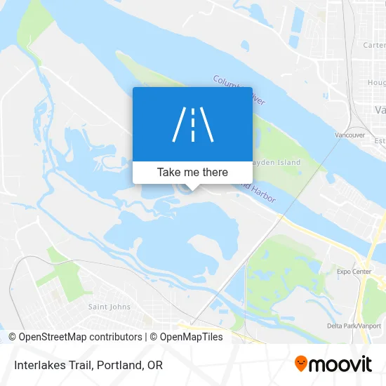 Interlakes Trail map