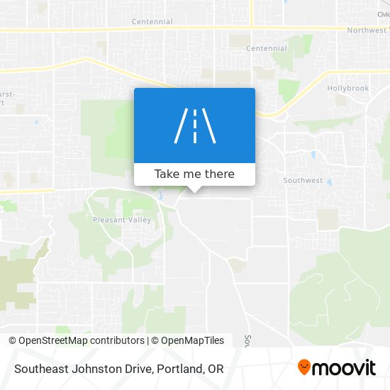 Southeast Johnston Drive map