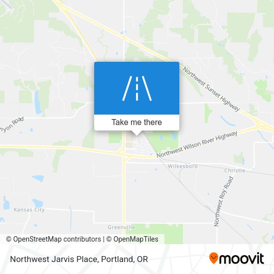 Northwest Jarvis Place map