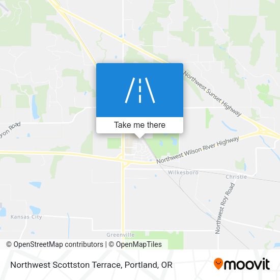 Northwest Scottston Terrace map