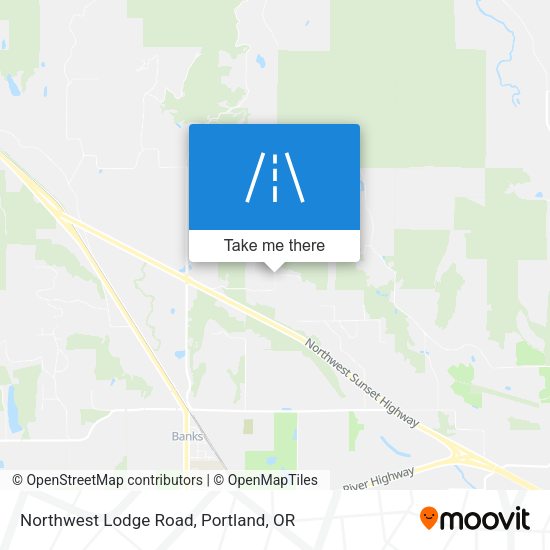 Northwest Lodge Road map