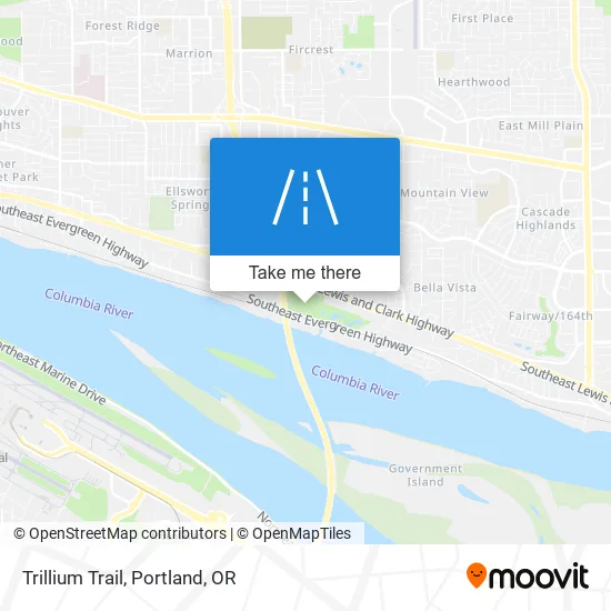 Trillium Trail map