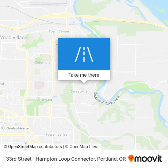 33rd Street - Hampton Loop Connector map