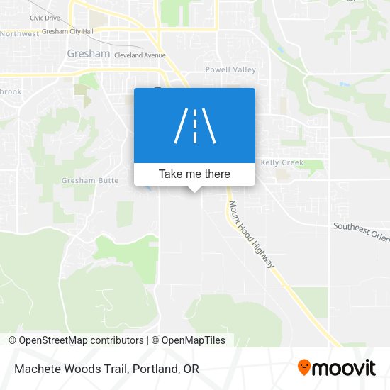 Mapa de Machete Woods Trail