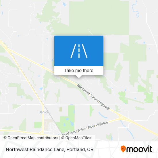 Northwest Raindance Lane map