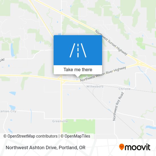 Mapa de Northwest Ashton Drive