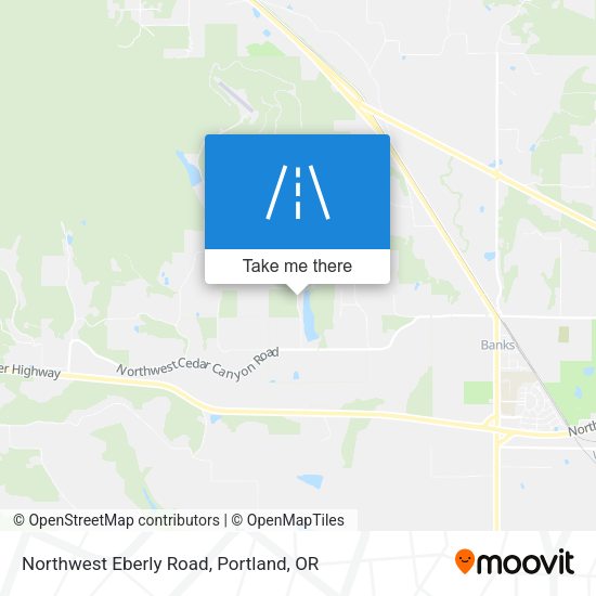 Northwest Eberly Road map
