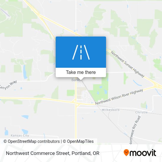 Northwest Commerce Street map
