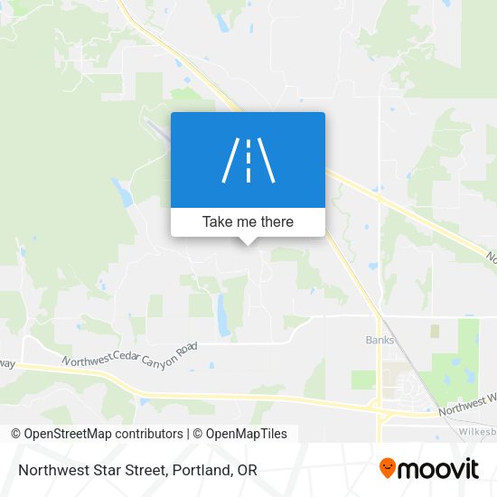 Mapa de Northwest Star Street