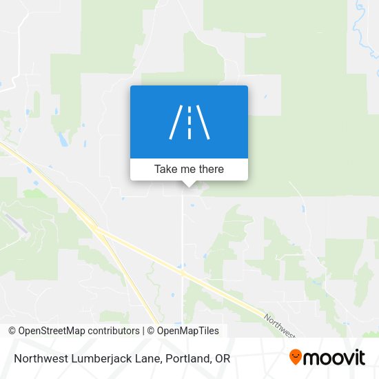 Northwest Lumberjack Lane map