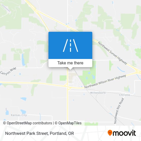 Northwest Park Street map