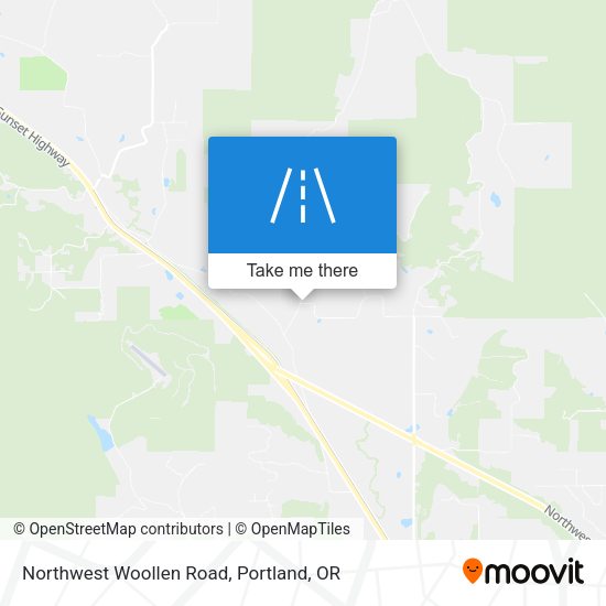 Northwest Woollen Road map