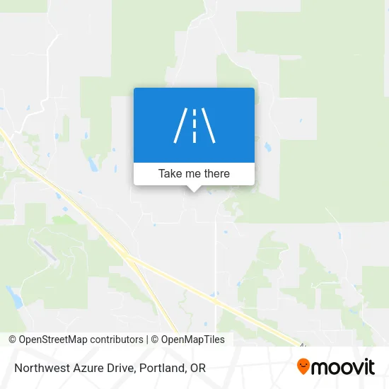 Northwest Azure Drive map